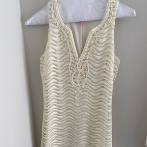 Lilly pulitzer cream dress
